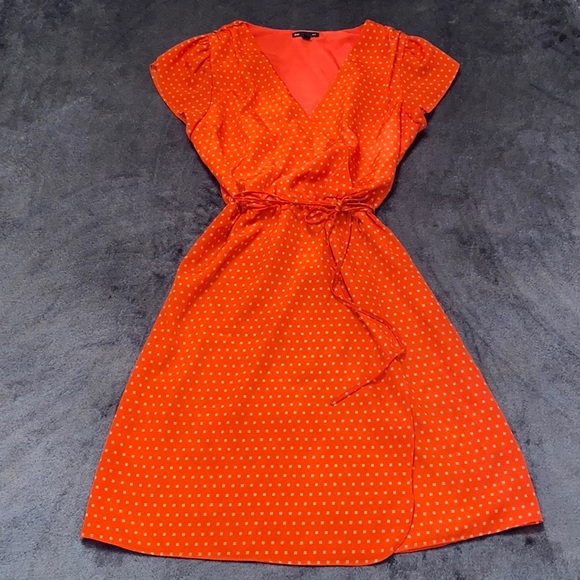GAP Dresses & Skirts - Gap Red V-Neck Wrap Dress